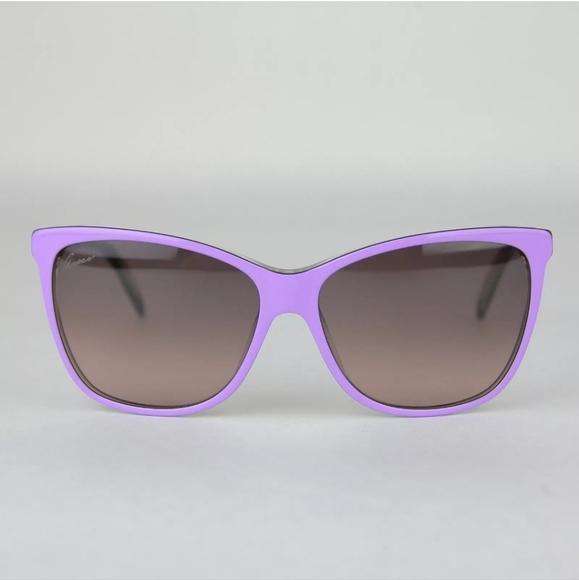 NWT GUCCI Lilac Acetate Sunglasses with Interlocking GG, Beautiful! - Picture 1 of 8